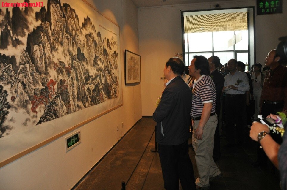 张景喜先生2014年5月中旬在徐州艺术馆举办画展