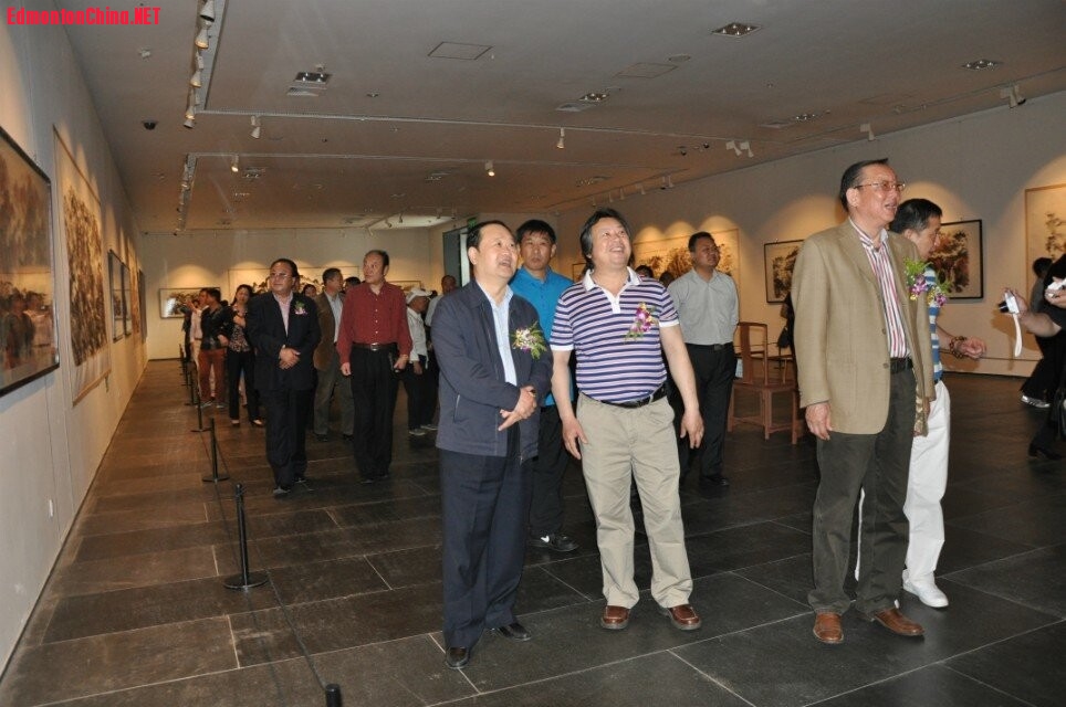 张景喜先生2014年5月中旬在徐州艺术馆举办画展