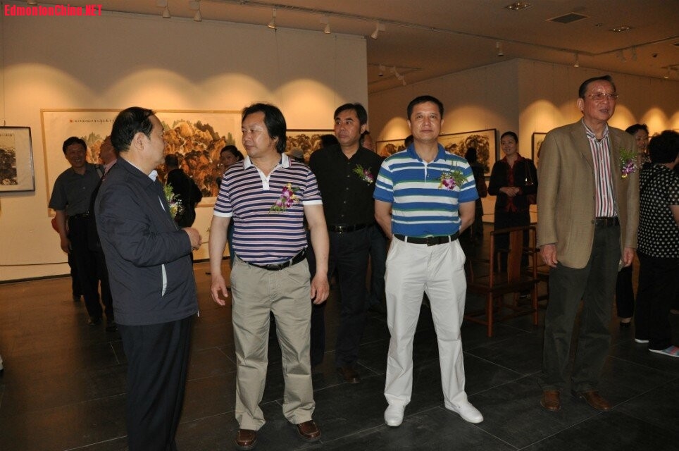 张景喜先生2014年5月中旬在徐州艺术馆举办画展