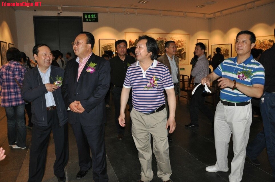 张景喜先生2014年5月中旬在徐州艺术馆举办画展