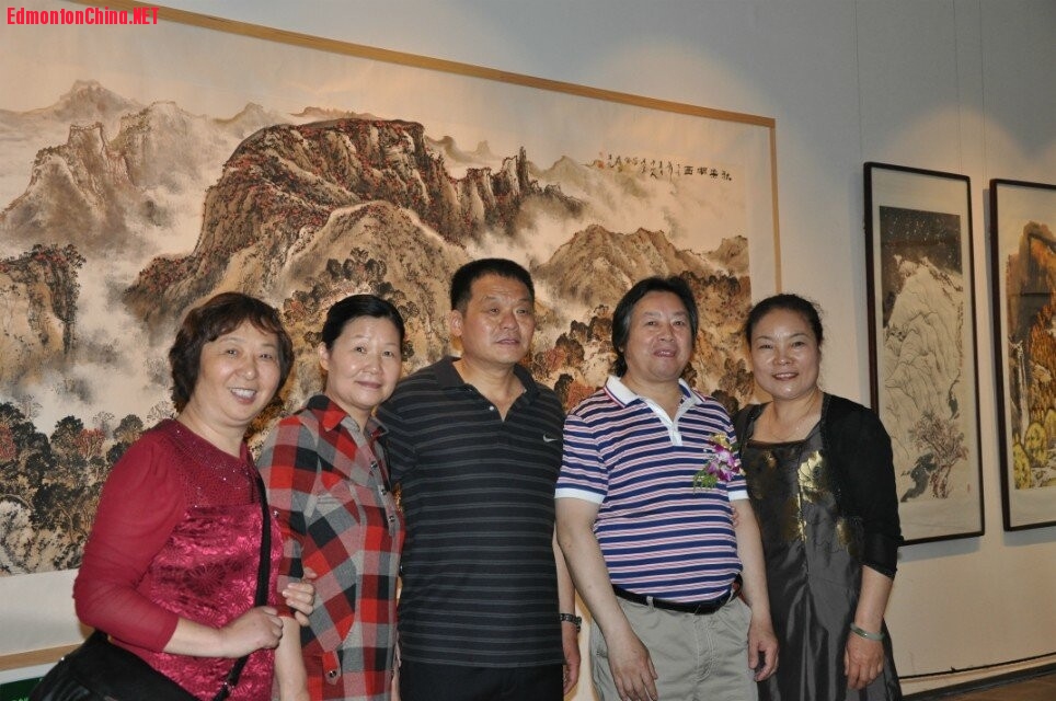 张景喜先生2014年5月中旬在徐州艺术馆举办画展