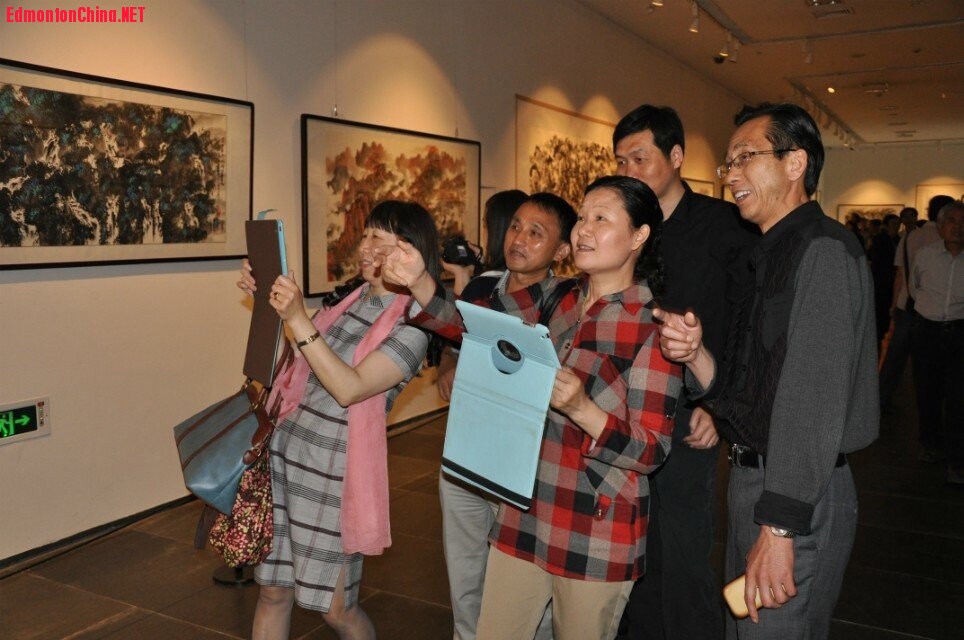 张景喜先生2014年5月中旬在徐州艺术馆举办画展