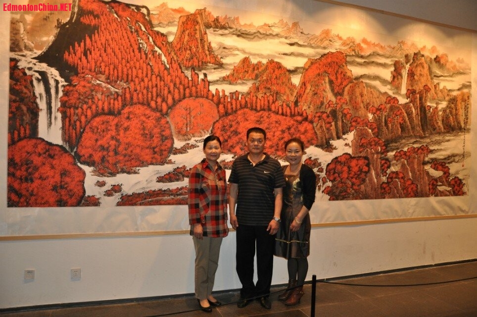 张景喜先生2014年5月中旬在徐州艺术馆举办画展