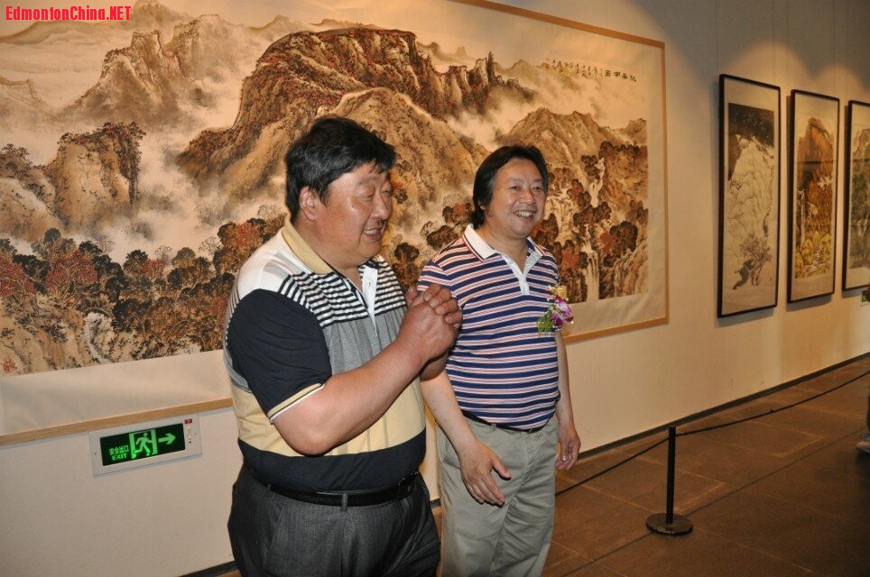 张景喜先生2014年5月中旬在徐州艺术馆举办画展